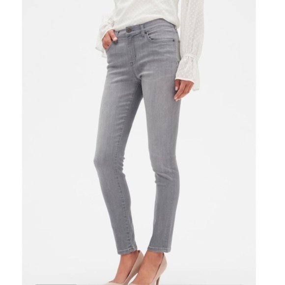 Banana Republic Factory Denim - Banana Republic Factory Grey Sculpt Skinny Jean